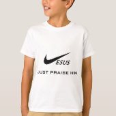 Jezus, prijs HEM, prijs HEM gewoon Christelijk T-shirt (Voorkant)