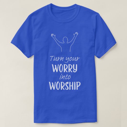 Jezus prijst Kerk God Christelijk T-shirt (Design voorkant)