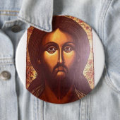 Jezus Profiel Ronde Button 6,0 Cm (In situ)