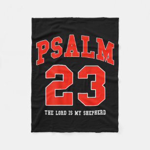 Jezus Psalm 23 De Heer Is Mijn Herder Christelijk Fleece Deken