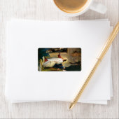 Jezus Raising Lazarus door Carl Bloch Etiket (Insitu)