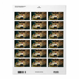 Jezus Raising Lazarus door Carl Bloch Etiket