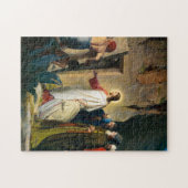 Jezus Raising Lazarus door Carl Bloch Legpuzzel (Horizontaal)