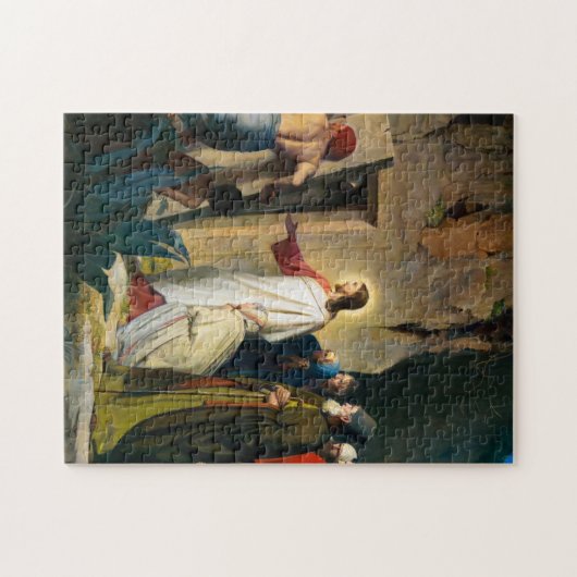 Jezus Raising Lazarus door Carl Bloch Legpuzzel (Horizontaal)
