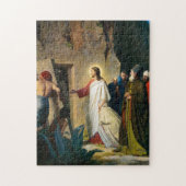 Jezus Raising Lazarus door Carl Bloch Legpuzzel (Verticaal)