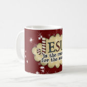 Jezus Reason Seizoenskerstbeker Mok (Voorkant links)