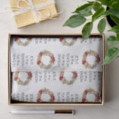 JEZUS REDEN SEIZOEN | Feestelijke krans | KERSTMIS Tissuepapier (Geschenk)