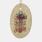 Jezus Reden Seizoen Ornament (Links)
