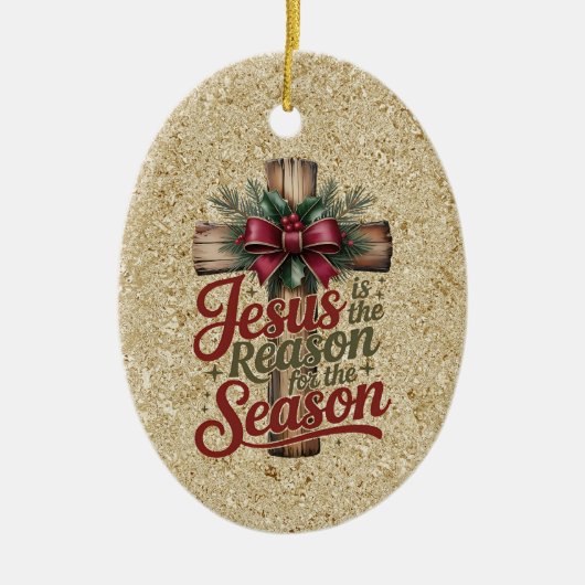 Jezus Reden Seizoen Ornament (Voorkant)