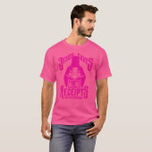 Jezus redt...al zijn belastinginkomsten (roze) t-shirt (Voorkant volledig)
