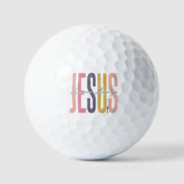 Jezus redt altijd de Christelijke Paaslente Golfballen