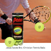 Jezus redt Bro. Christelijk Tennisballen