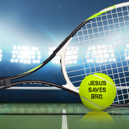 Jezus redt Bro. Christelijk Tennisballen