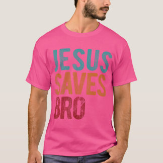 Jezus redt Bro Christelijke religieuze Jezus T-shirt
