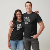 Jezus redt Bro deelt het T-shirt van de berichtgev (Unisex)