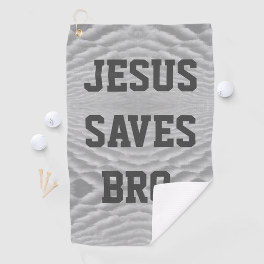 Jezus redt Bro. Golfhanddoek (Insitu)