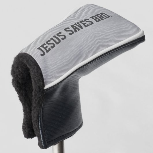 Jezus redt Bro. Golfheadcover (3/4 voorkant)