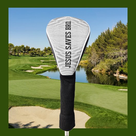 Jezus redt Bro. Golfheadcover