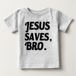 Jezus redt, Bro grappig baby shirt