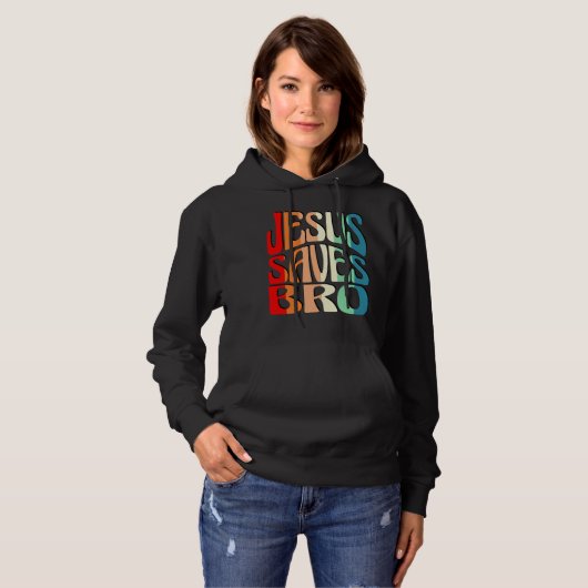 JEZUS REDT BRO  HOODIE (Voorkant volledig)
