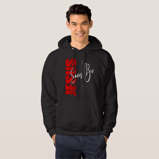 JEZUS REDT BRO  HOODIE (Voorkant volledig)