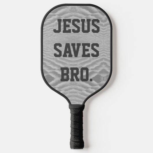 Jezus redt Bro. Pickleball Paddle (Voorkant)