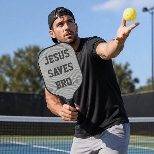 Jezus redt Bro. Pickleball Paddle