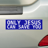 Jezus Redt Bumpersticker (Op auto)