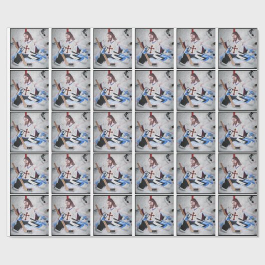 Jezus redt! cadeaupapier (Vlak)