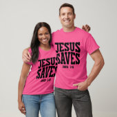 Jezus redt Christelijk evangelieontwerp T-shirt (Unisex)