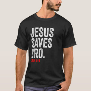 JEZUS REDT CHRISTELIJKE MOTIVATIE MANNEN T-SHIRT