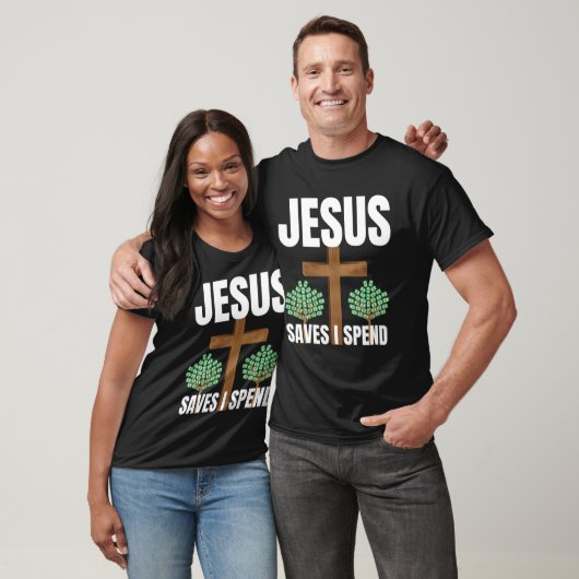 Jezus redt dat ik schimmelige Christelijke Shopaho T-shirt (Unisex)