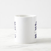 Jezus redt dat ik spend koffiemok (Center)