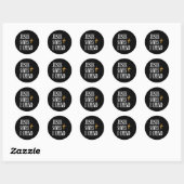 Jezus redt dat ik spend ronde sticker (Vel)