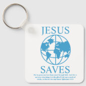 Jezus redt de jaren 90 sleutelhanger (Voorkant)