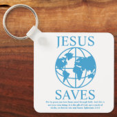 Jezus redt de jaren 90 sleutelhanger (Voorkant)