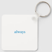 Jezus redt de jaren 90 sleutelhanger (Achterkant)