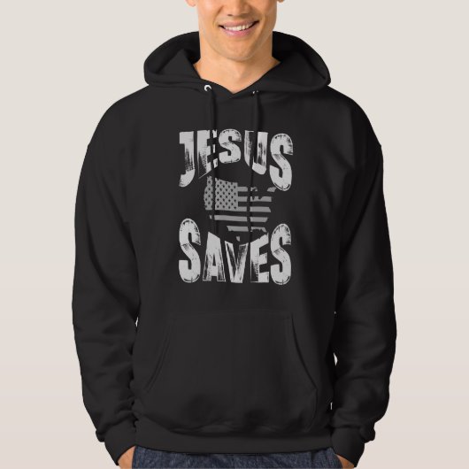 JEZUS REDT DE VS HOODIE (Voorkant)