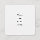 Jezus redt een lam uit een modderplas vierkante visitekaartje (Achterkant)