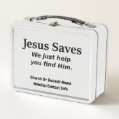 Jezus redt het, we helpen je hem te vinden (Voorkant)