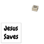 Jezus redt het, we helpen je hem te vinden rubberstempel (Gestempeld)