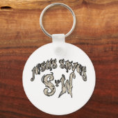 Jezus redt het woord verspreiden sleutelhanger (Voorkant)