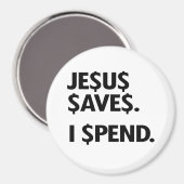 JEZUS REDT - IK BESTEED MAGNEET (Voorkant / Achterkant)