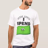 Jezus redt Ik geef uit T-shirt (Voorkant)