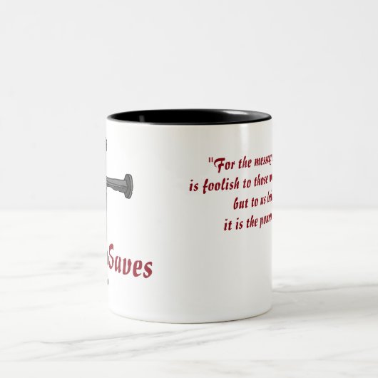 Jezus redt koffie Mok (Center)