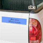 Jezus redt, Mozes investeert Bumpersticker (Op Truck)