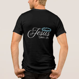 Jezus Redt Ons Tri-Blend Shirt