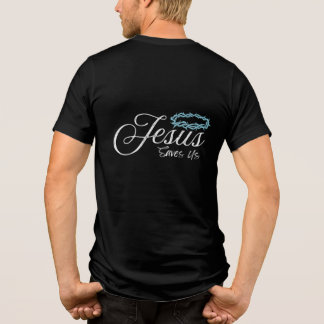 Jezus Redt Ons Tri-Blend Shirt