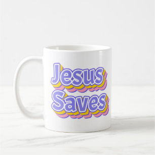 Jezus redt pastel 3D Koffiemok