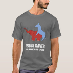 Jezus redt. Republikeinen besteden T-shirt